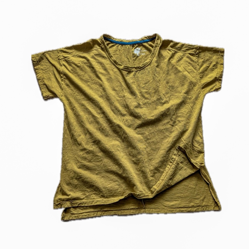 anthropologie pilcro mustard dijon XL Tshirt